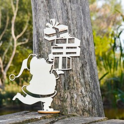 Santa Claus - Drevená postavička | Topoľová preglejka