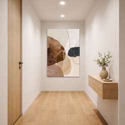 Pictură abstractă minimalistă - Echilibru