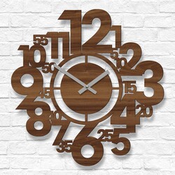 Štýlové hodiny na stenu - Heures | Orech