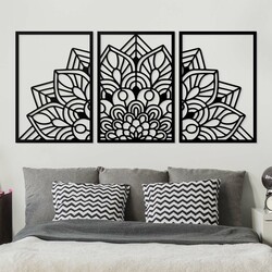 Multi-Part Mandala - Blooming | Black