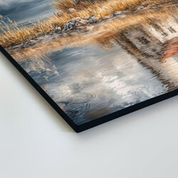 Drevený obraz ako maľovaný - Svetlo majáka