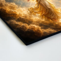 Drevený obraz - Anjel ochrany