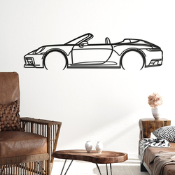 Porsche 911 - Drevený obraz | Čierna