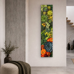 Colorful succulent wall panel - Bloom