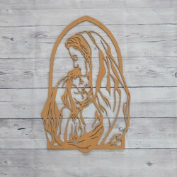 Wooden Wall Art - Virgin Mary | Beech