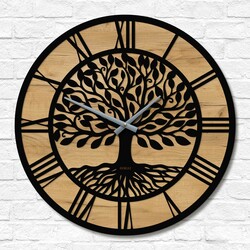 Tree of Life - Wall Clock | Gold Craft Oak