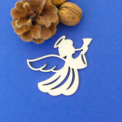 Vánoční dekorace - Anděl | Topolová překližka