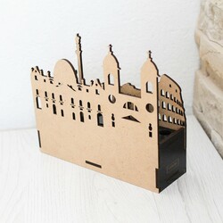 Drevený stojan na perá - Rím | Čierna