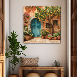 Rustikální obraz do kuchyně - Citrónovník