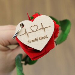 Drevená kľúčenka - Si môj život 