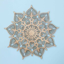 Extravagant Mandala on the Wall - 3D Picture | Oak Sonoma
