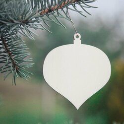 Ozdoba na stromček - vhodná na domaľovanie 