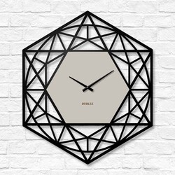 Geometrické hodiny na stenu - Polygón | Kašmír