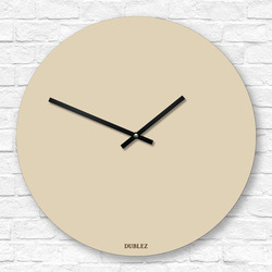 Wall clock - Empty | Beige