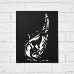 Drevený obraz do spálne - Akty | Čierna