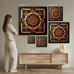 Square Mandala - Kalachakra