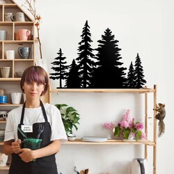 Fa falmatrica - Erdő | Fekete