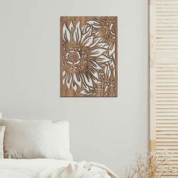 Sunflower Wall Art | Tobacco Oak
