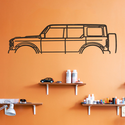Tablou decupat cu mașina - Ford Bronco | Wenge