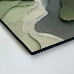 Abstraktný obraz - Zelené duny