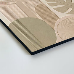 Wooden picture with tropical design - Atria