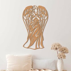 Wooden Angel on the Wall - Protector | Beech