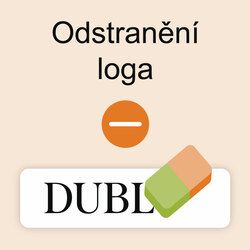 Odstranění loga DUBLEZ z výrobku