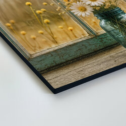 Vintage picture - Vase of meadow flowers