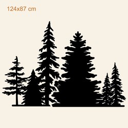 Fa falmatrica - Erdő | 124x87 cm