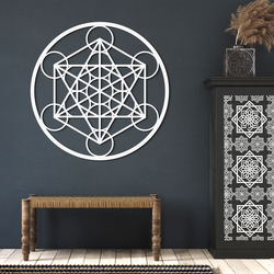 Sacred Geometry - Metatron&#039;s Cube | White