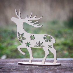 Christmas Reindeer - Christmas Decoration | Beech plywood