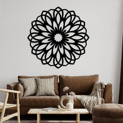 3D Mandala Wall Art - Venus | Black