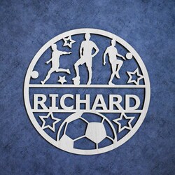 Drevený obraz - Futbalista s menom | Javor