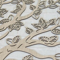 Wooden Tree of Life on the Wall - Malkuth | Oak Sonoma