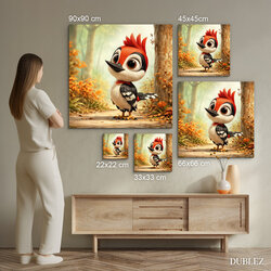 Detský obraz - Veselý ďateľ