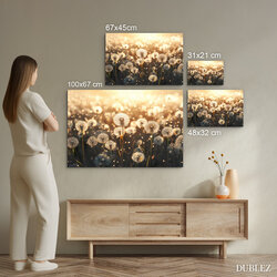 Wooden Wall Art - Dandelions Blooming
