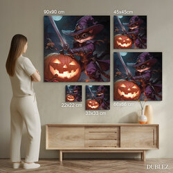 Tablou din lemn - Motanul încălțat