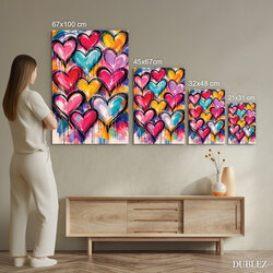 Street art obraz - Rytmus lásky