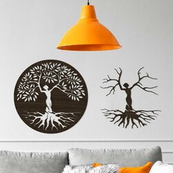 Kétrészes kép - DIVA életfa | Wenge