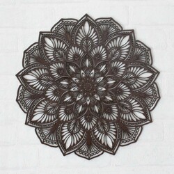 Cut-Out Wooden Mandala - Symmetry | Wenge