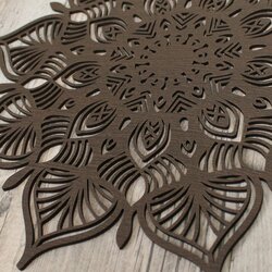 Extravagant Mandala on the Wall - 3D Picture | Wenge