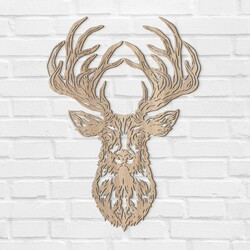 Wooden Wall Art - Deer | Oak Sonoma