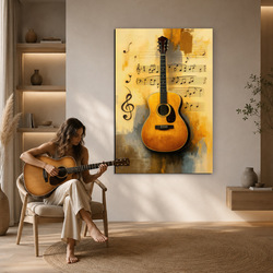 Vintage obraz - Gitara