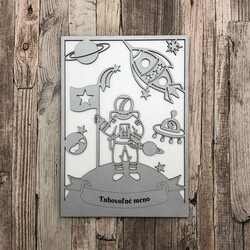 Tabuľka s menom - Astronaut