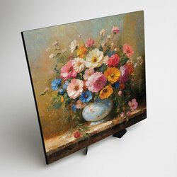 Vintage Wall Art for the Kitchen - Flower Bouquet