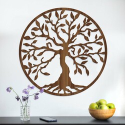 Wall Art Tree of Life - Yesod | Walnut