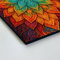 Wall art - Fiery mandala