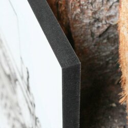 Wooden Picture for the Office - Retro Typewriter | White