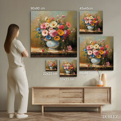 Vintage Wall Art for the Kitchen - Flower Bouquet