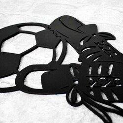 Samolepka na zeď - Fotbal | Černá